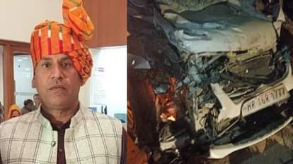 हादसे में पूर्व सरपंच की मौत।