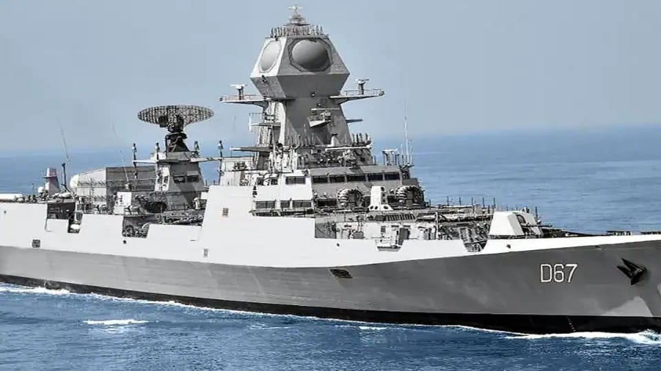 Five Facts INS Mormugao Features: India Latest Stealth Class Warship P15B Missile Destroyer