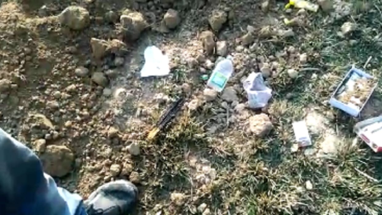 Anarchists dug up the crab inside the cemetery, apprehension of tantra mantra being expressed