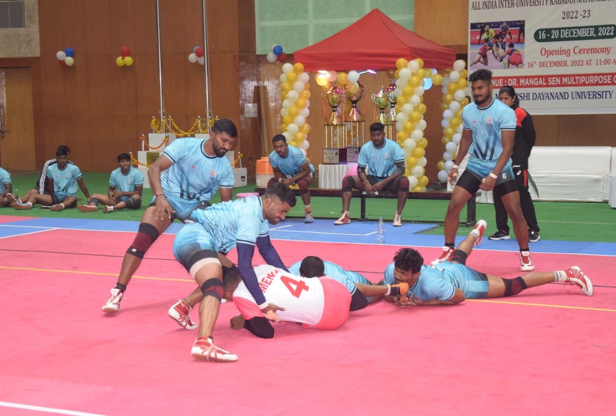 MDU beat CV Raman University Bilaspur by a margin of 46-24