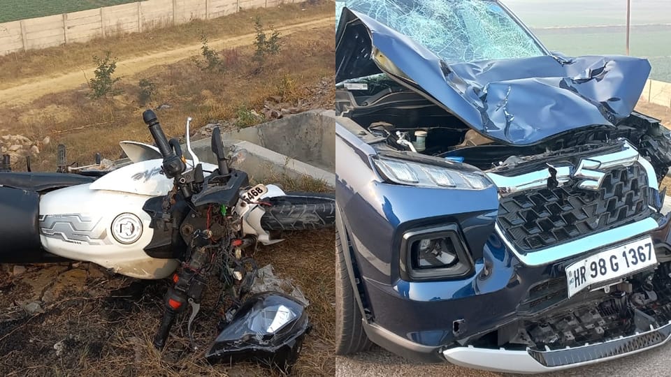Car hit two brothers going on bike on Delhi-Meerut Expressway, both died