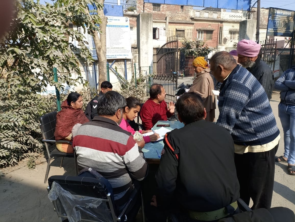 The defaulters of labor colony deposited Rs 4.80 lakh