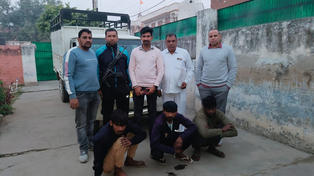 CIA caught three accused with stolen pickup vehicle in Jind
