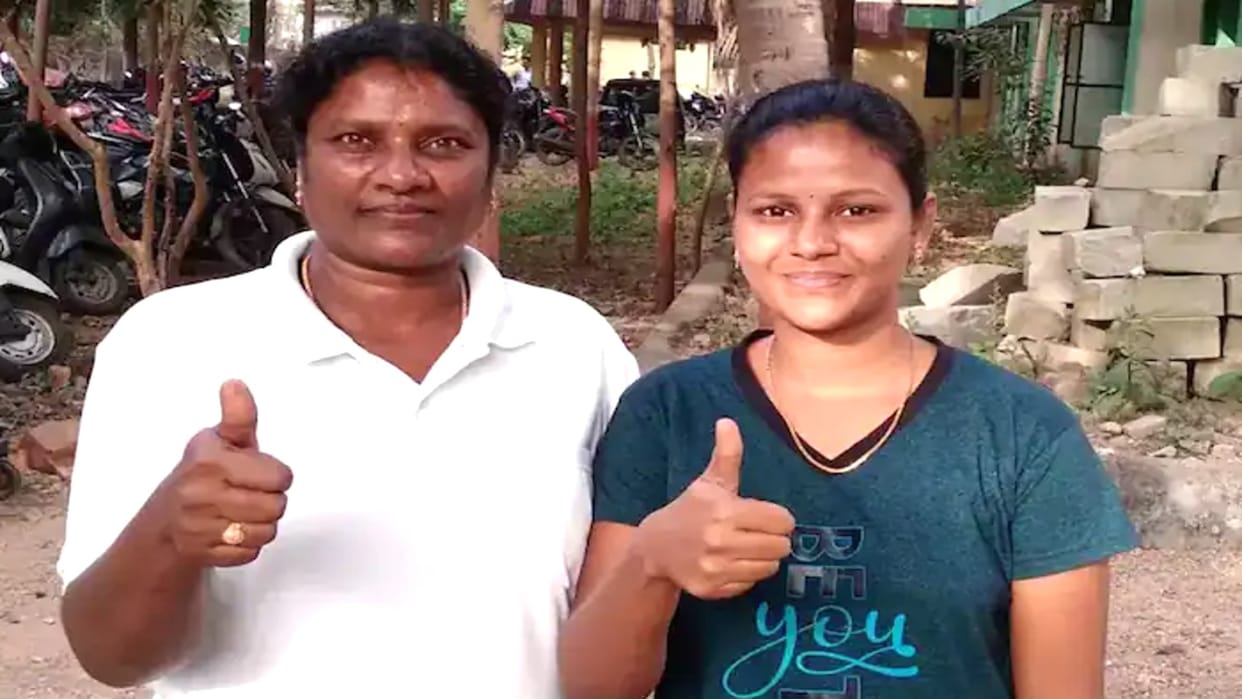 Inspiring Story Of Telangana Mother Daughter Duo Clear Police Sub Inspector Fitness Exam
