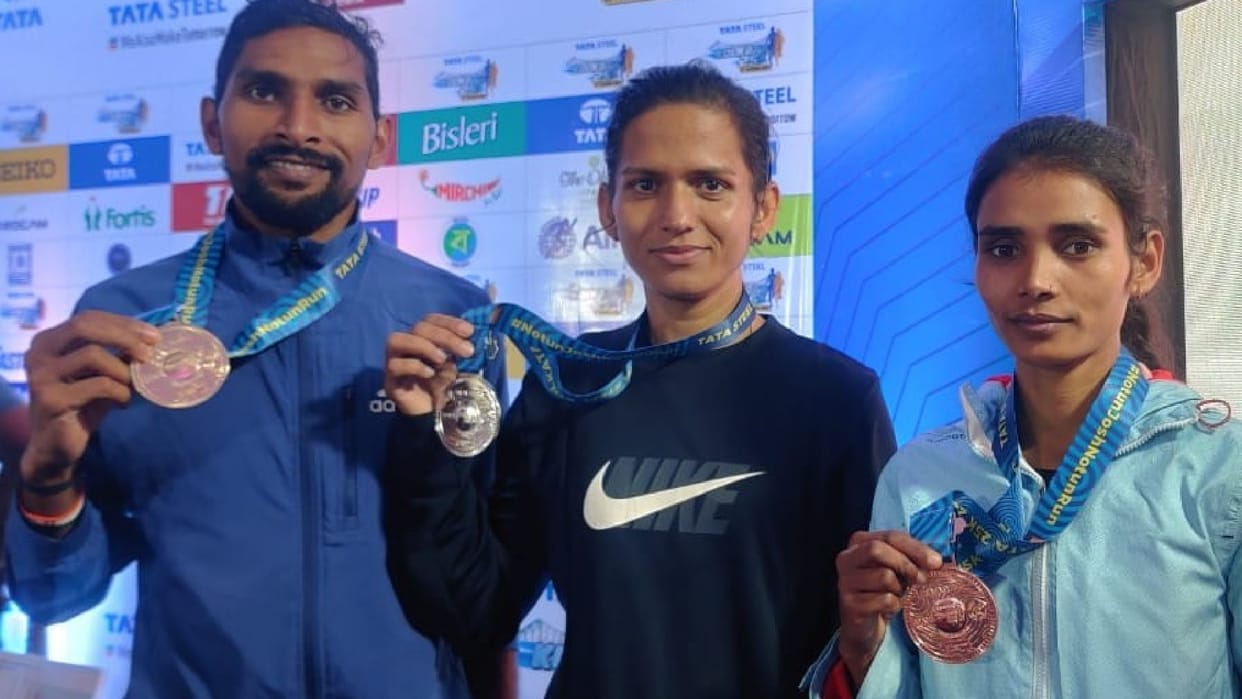 Runners of Uttar Pradesh dominated the Indian Elite, Abhishek's head was crowned in the men's category