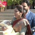 बच्चे को लेकर विधानसभा पहुंचीं राकांपा विधायक