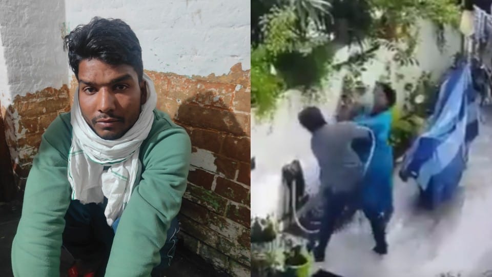 victim woman identified the robber in agra jail during Identification parade