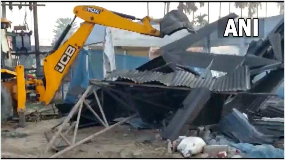 Assam: Eviction drive at Nagaon District on 980 bigha Government land