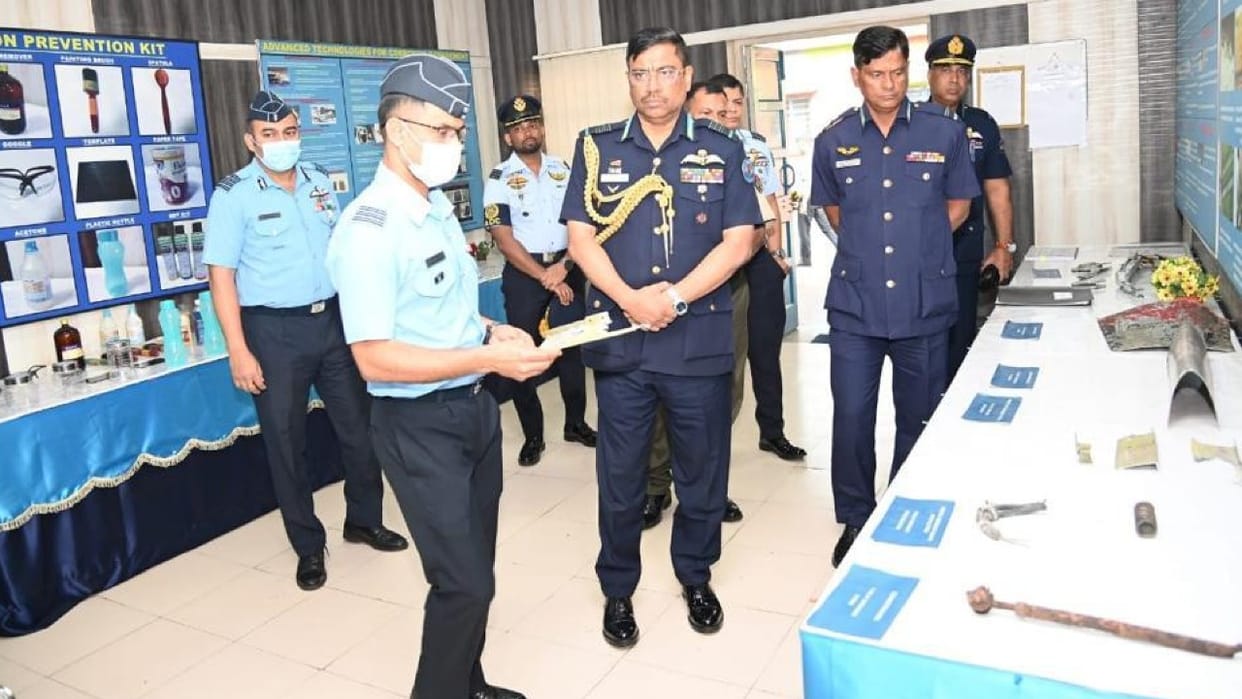 Bangladesh Air Force Chief visits Air Force Station Barrackpore