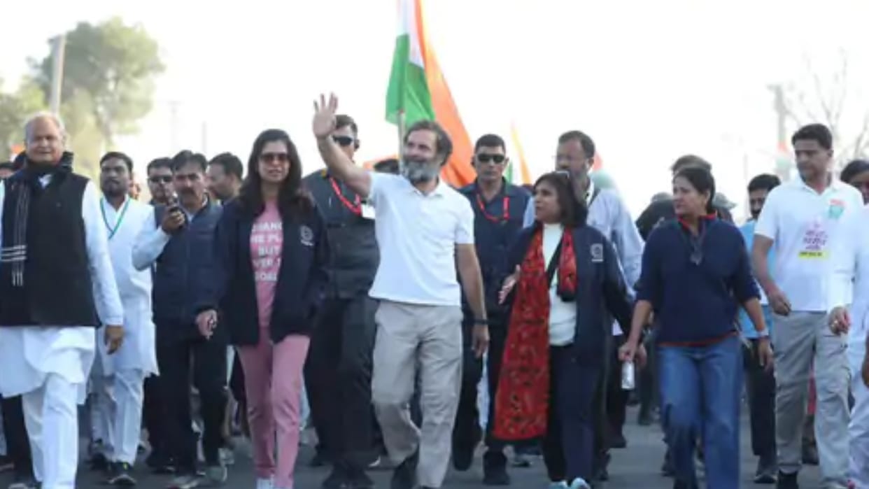 Rahul Gandhi Bharat Jodo Yatra will enter Alwar today