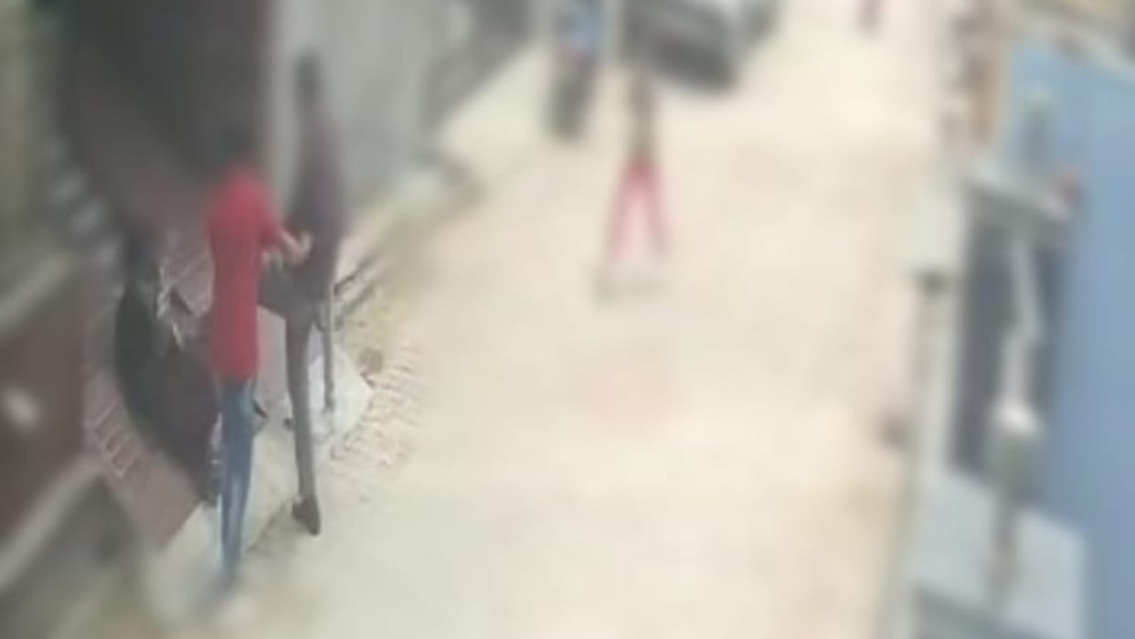 Viral video of Sarpanch beating his wife in Bhiwani