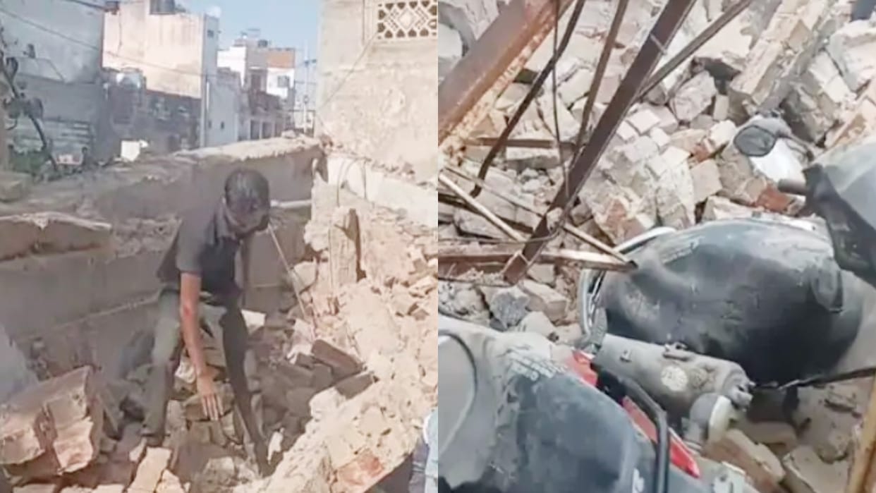 Four laborers buried under wall collapse in Ajmer one died on the spot
