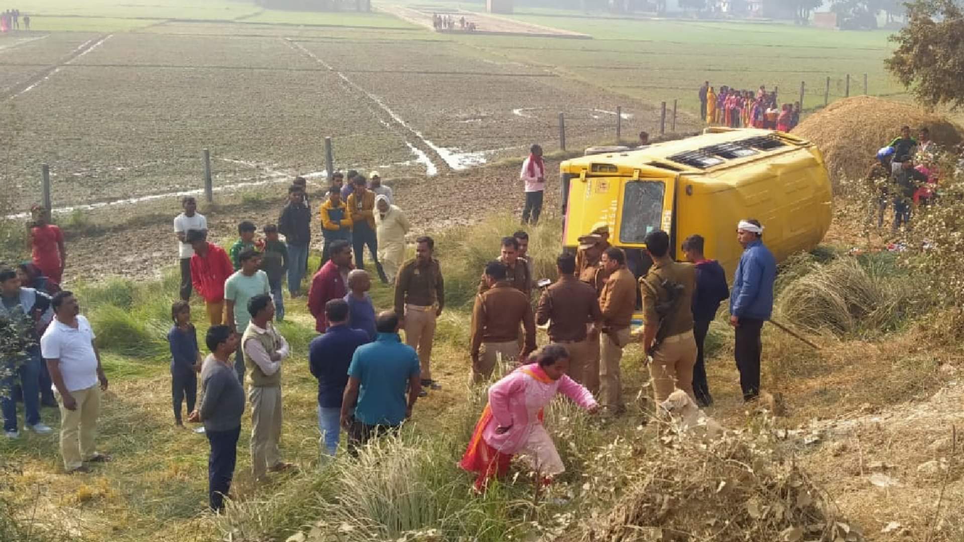 गोरखपुर स्कूल बस हादसा