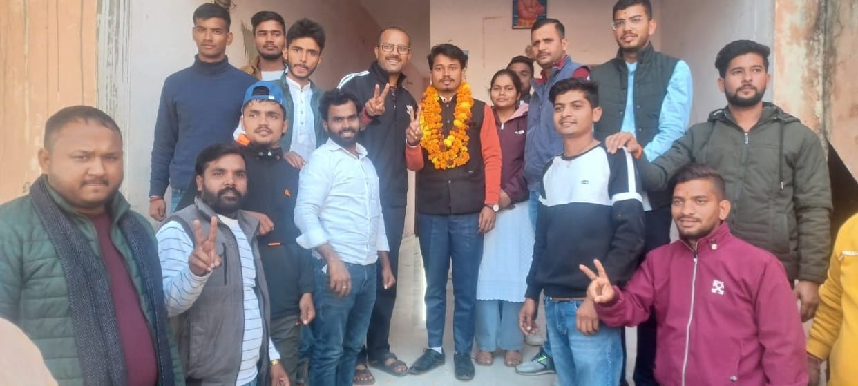ABVP declared Anil Belwal as the presidential candidate in LBS