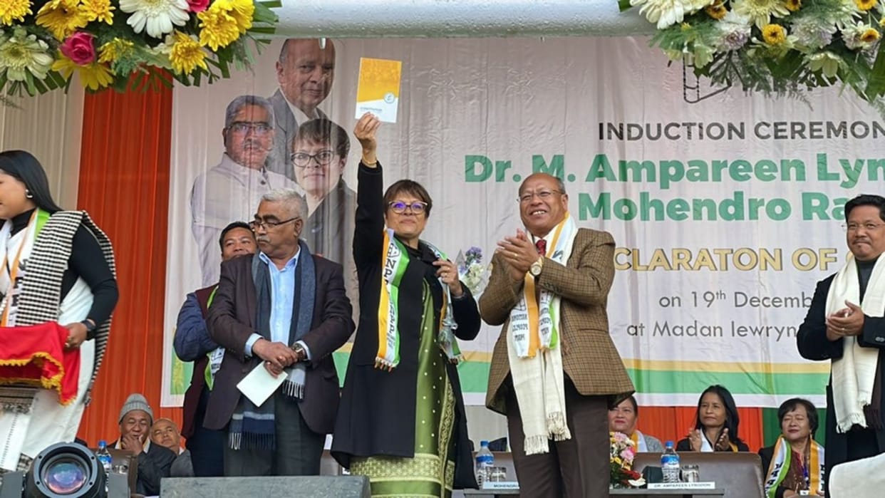 Two suspended Congress MLAs join NPP in Meghalaya