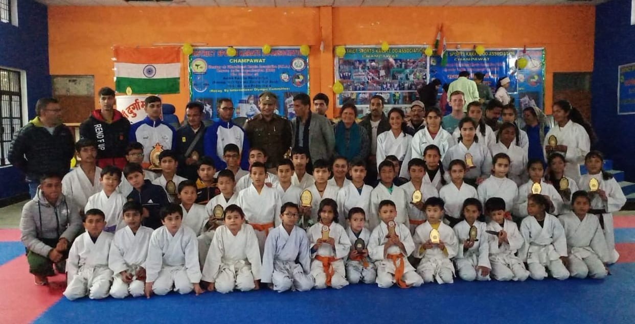 National and international medal winning karate players honored