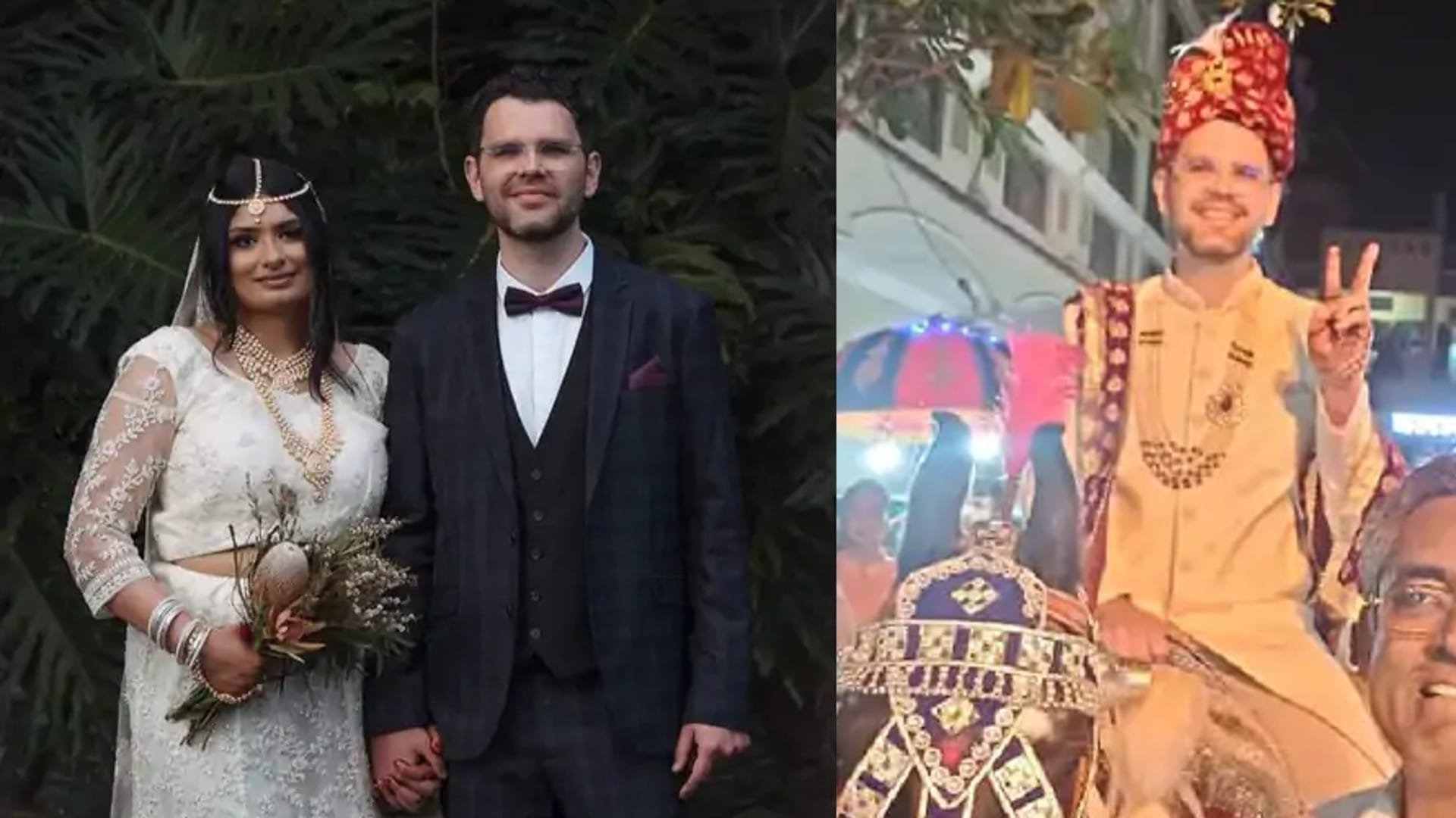 Manavar Tabassum married Ash from Australia people were surprised to see the foreign groom on a mare