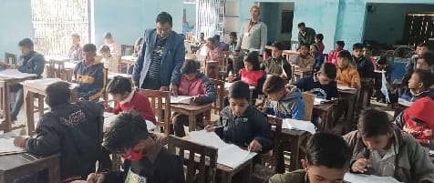386 children took part in Vidya Gyan exam in Puranpur