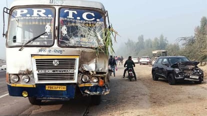 Three innocent girls died in a road accident in Fazilka