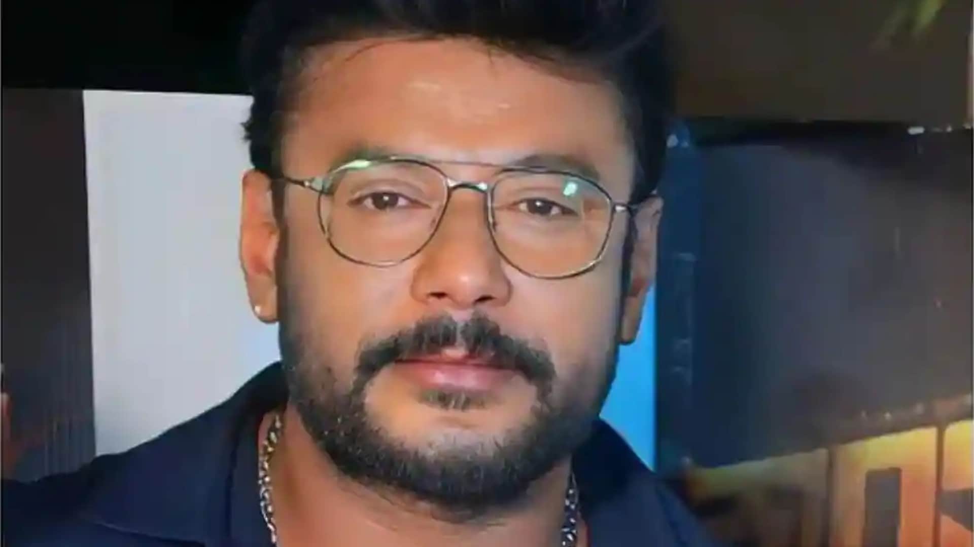 Darshan Thoogudeepa hit by slipper in His movie Kranti Promotional Event video went Viral on social  media