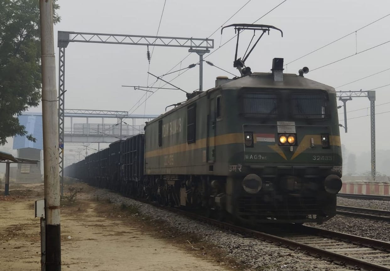 Chaos due to throwing of stones on goods train