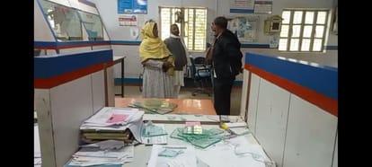 Bank robbery with hammer: after breaking the glass of the Central Bank asked for money in Katihar