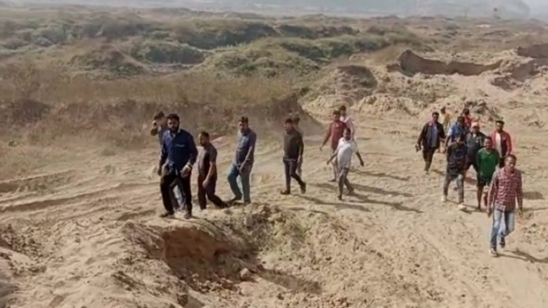mining mafia dug graves in the greed of sand in chhattisgarh korba