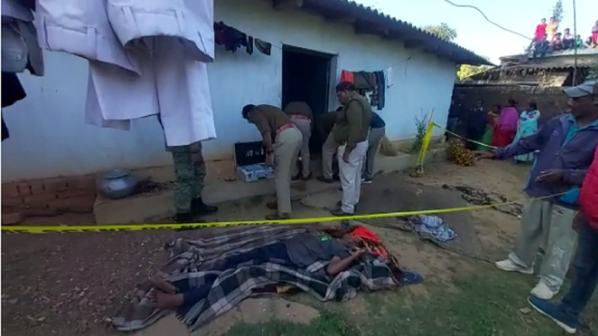 young man murdered, dead body found on bed at home in jashpur