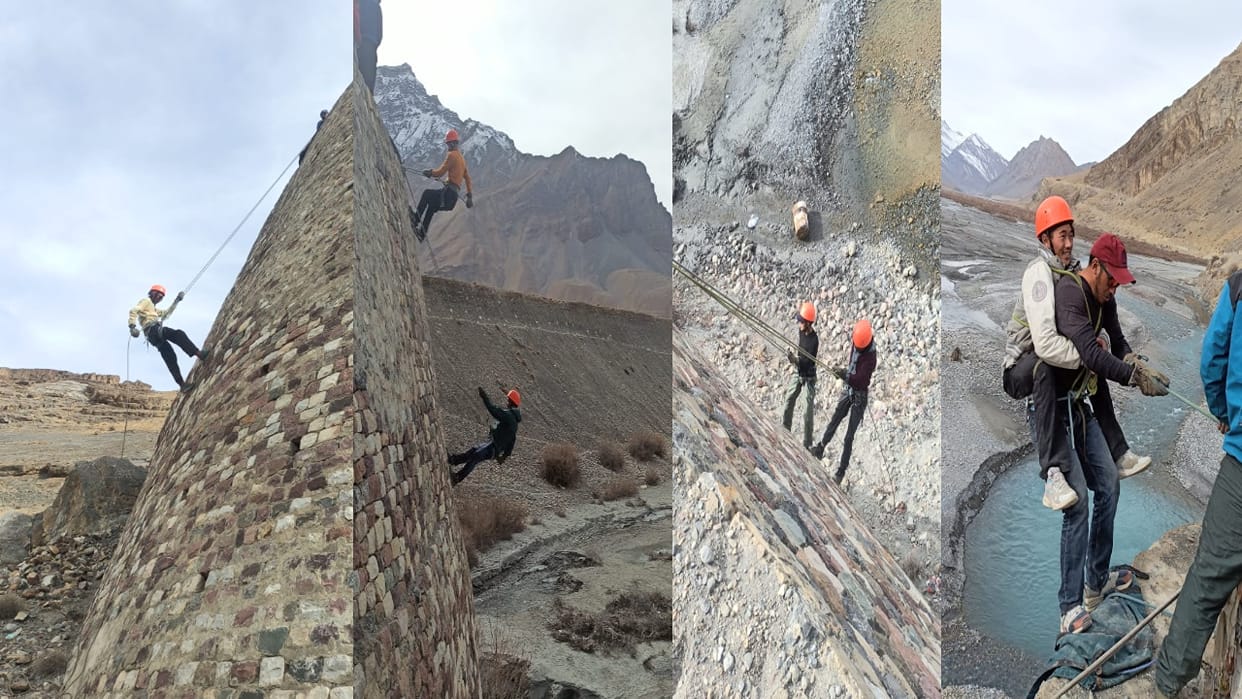 60 youths of Spiti are learning the tricks of dealing with disaster in Kaza