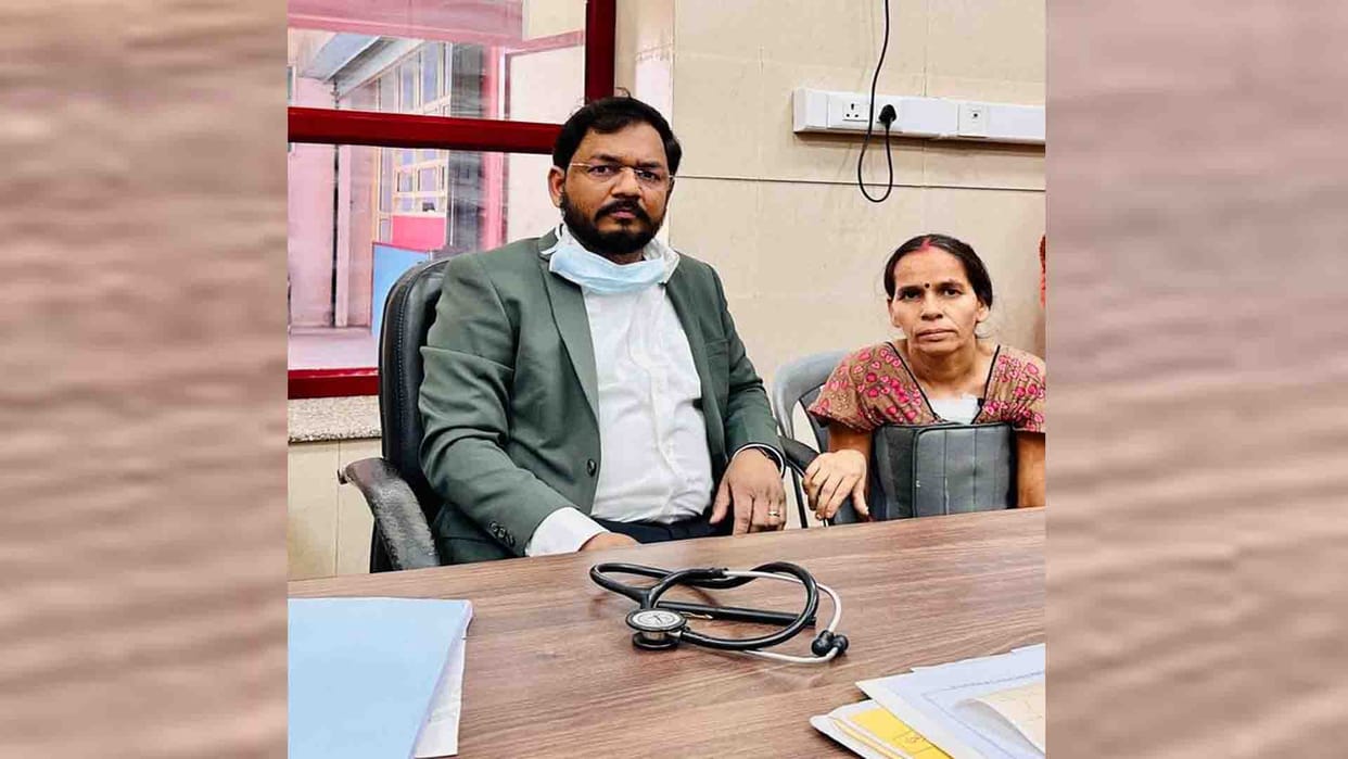 Kanpur: Small football-like balloon removed from woman's heart