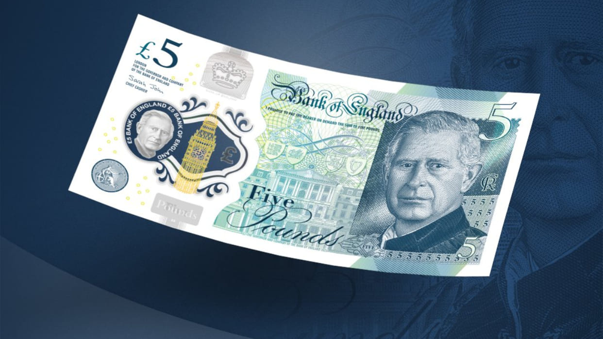 New UK Currency Notes With King Charles's Photo Unveiled
