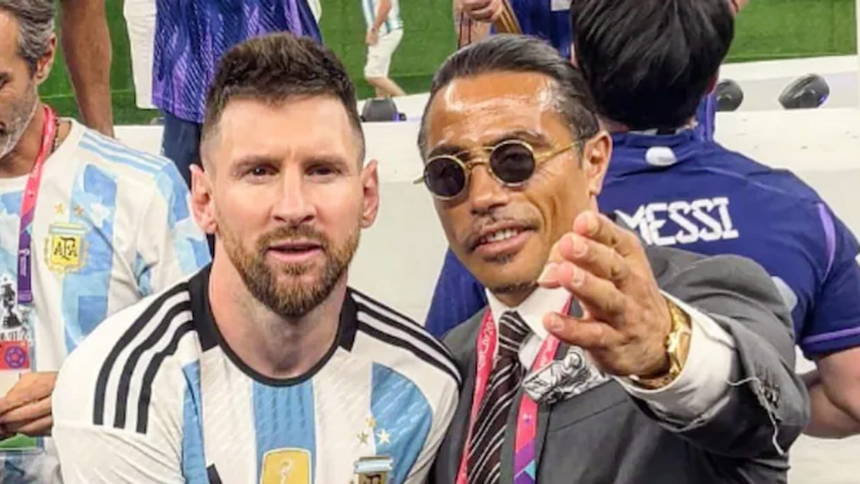 Did Lionel Messi just ignored Salt Bae after winning FIFA World Cup 2022? Watch Video disprj