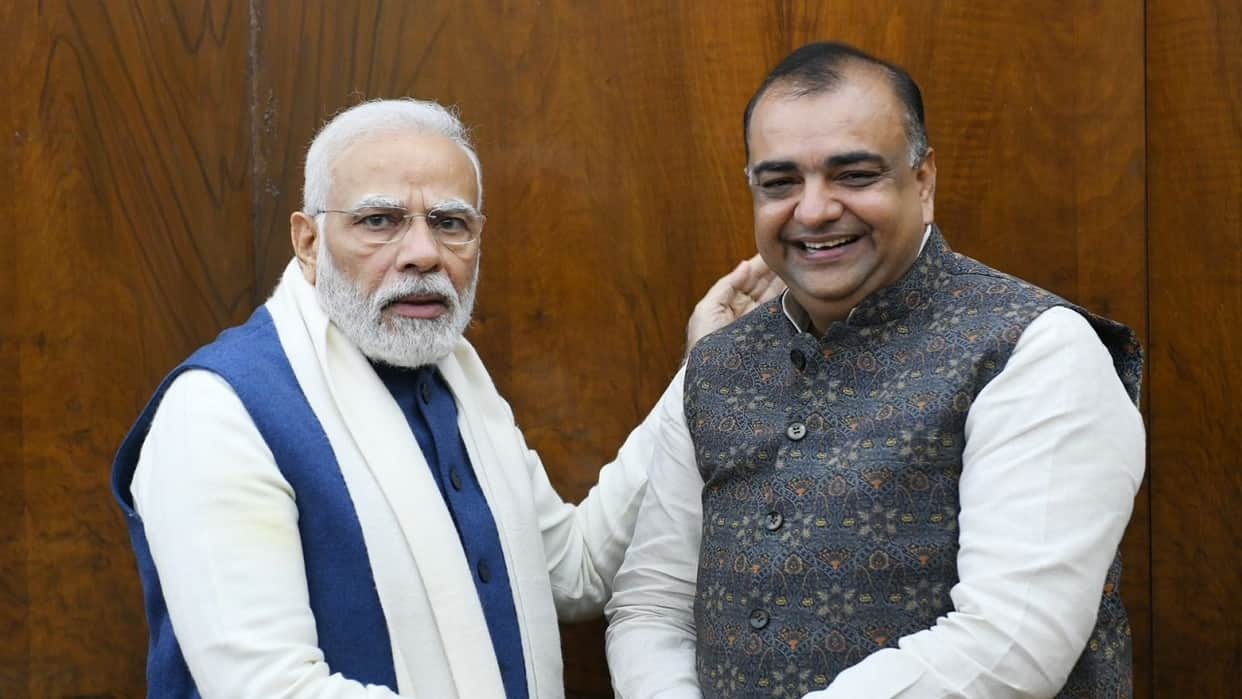 BJP MLA from Rampur met Prime Minister Narendra Modi