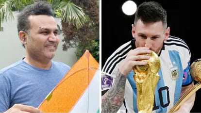 Virender Sehwag epic meme on Lionel Messi after Argentina win FIFA World Cup 2022