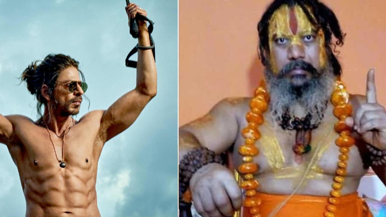 Pathaan Song Besharam rang Controversy Sant Paramhans Acharya Threaten to Burn Shah rukh Khan
