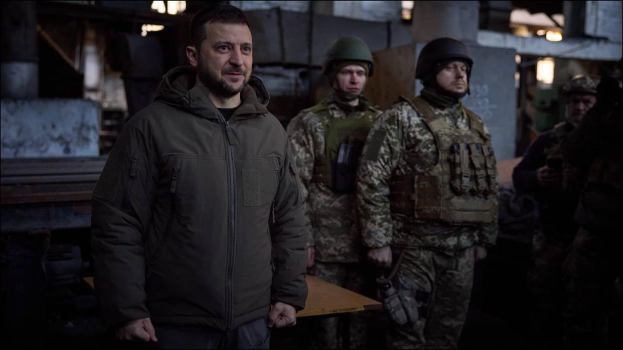 Russia Ukraine War updates Ukrainian President Volodymyr Zelensky visits front-line city of Bakhmut