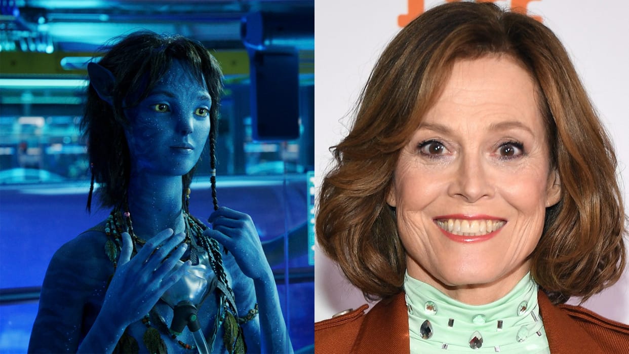 Avatar The Way Of Water 73 year old actress segourney weaver played 14 years old kid kiri james cameron film
