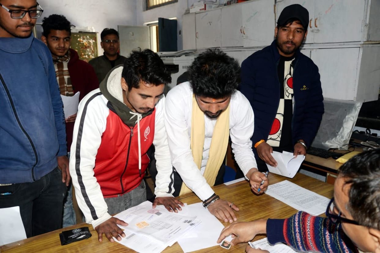 16 candidates filed nomination papers for various posts in DSB campus