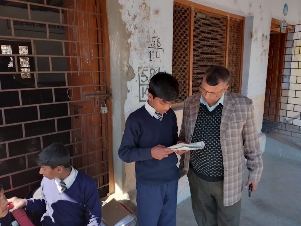 45 out of 129 children found absent in Rainka Nainital during surprise inspection