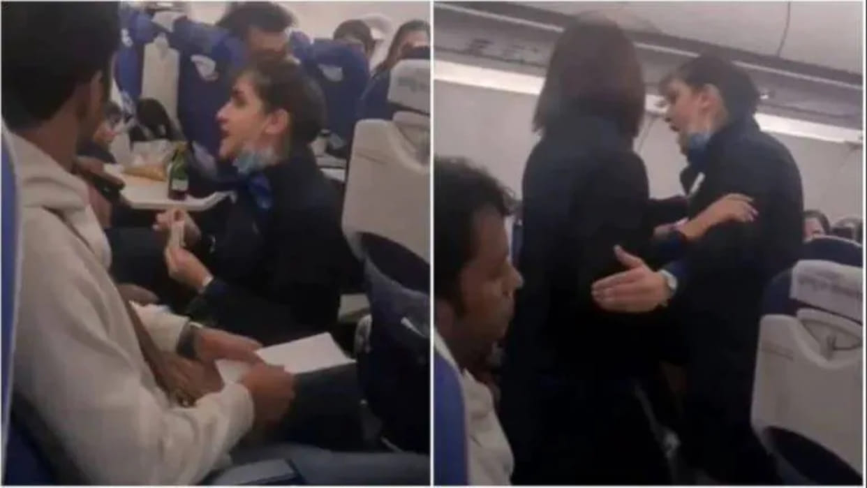 DGCA launches probe IndiGo passenger calls cabin crew servant