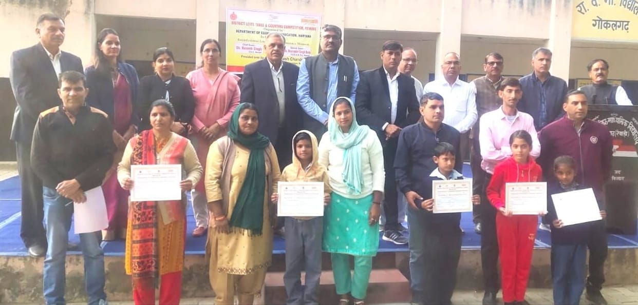 Students showed talent in district level counting and mountain competition