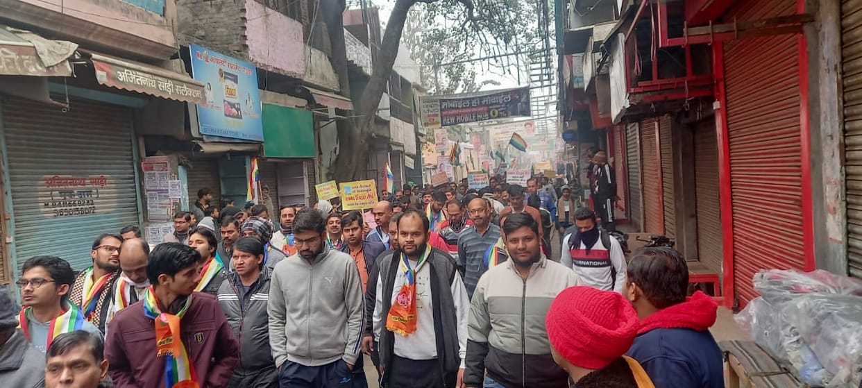 Baghpat: Jain society protest against declaration of religious place Sammed Shikhar as tourist destination