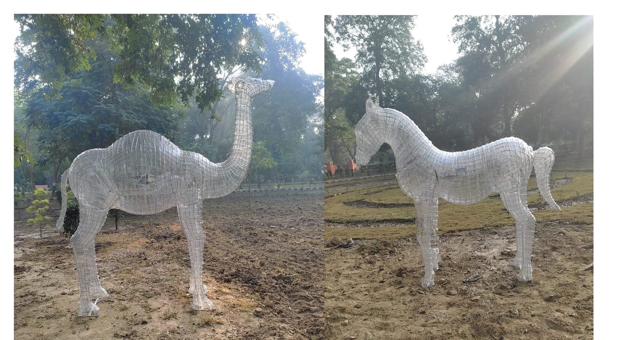 Beautification started under Phase-1 in Nana Rao Park in Kanpur