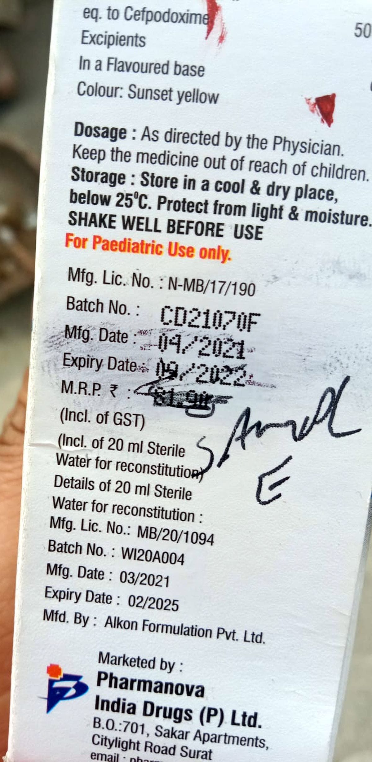 Expiry date medicines were distributed to the people in the health camp