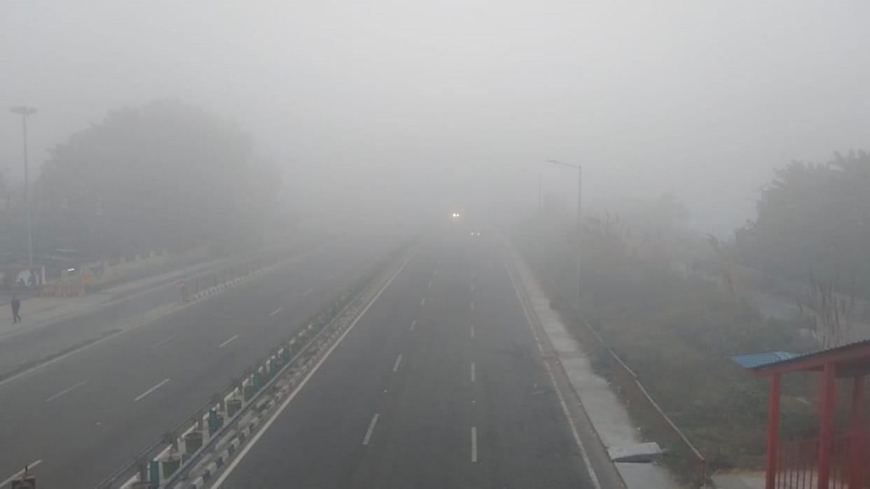 Cold winds increased and coldest morning of the season today in delhi