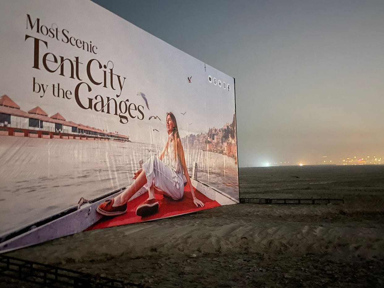 Without the permission of the corporation, there will be no business on the sand across the Ganges