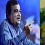 केंद्रीय मंत्री नितिन गडकरी और सीएम भूपेश बघेल।