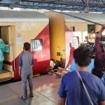 रेलवे स्टेशन पर फिल्म की शूटिंग