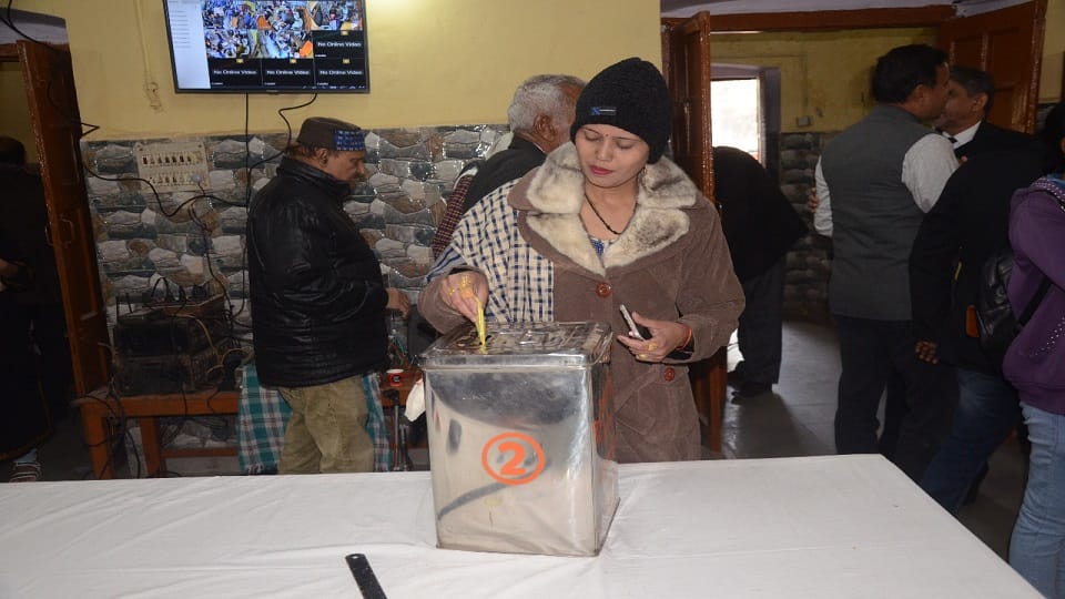 97 percent voting in the election of The Aligarh Bar Association