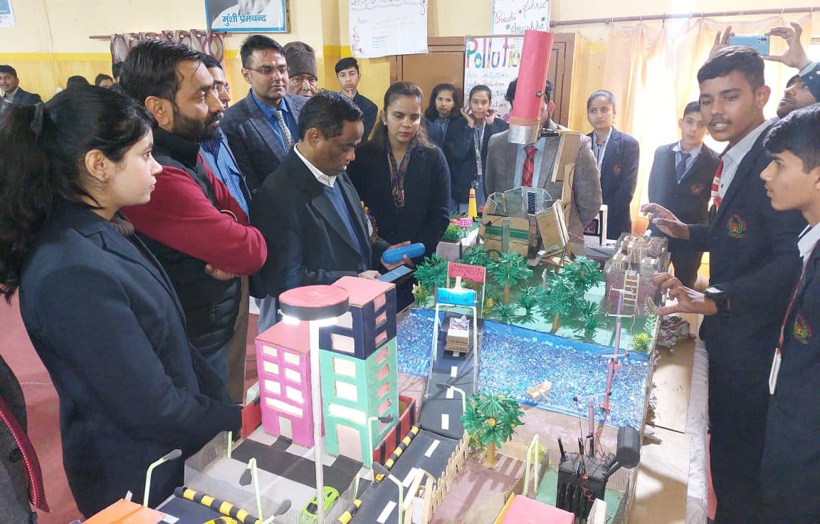 Students presented models in science exhibition